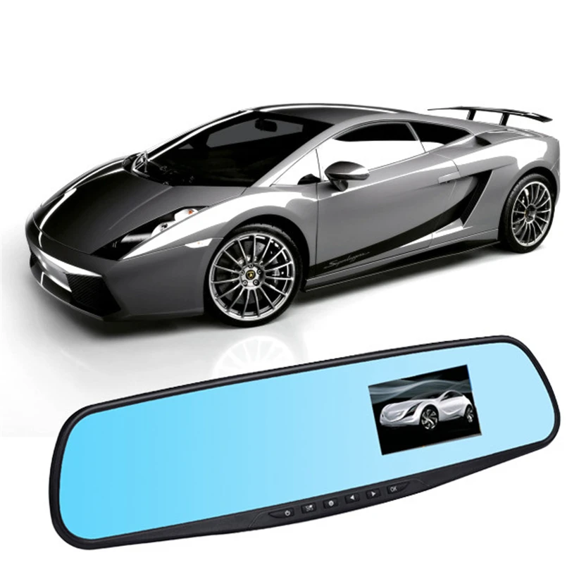 

2.8 Full HD 1080P Auto Car DVR Rearview Mirrors Camera Video Recorder Dash Cam Futural Digital Drop Shipping JULL24
