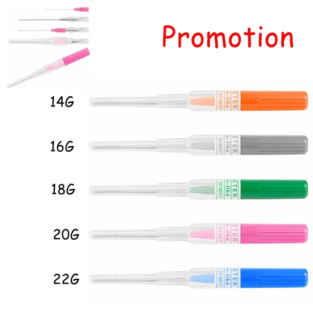 1PC Professional Steel I.V. Catheter Cannula Piercing Needles 14G 16G