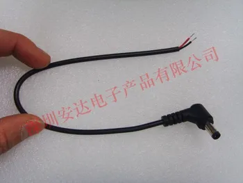

Free Shipping ForDC line 5.5*2.5mm male head clamp spring elbow 30cm monitoring DC power supply line 0.3 square all copper
