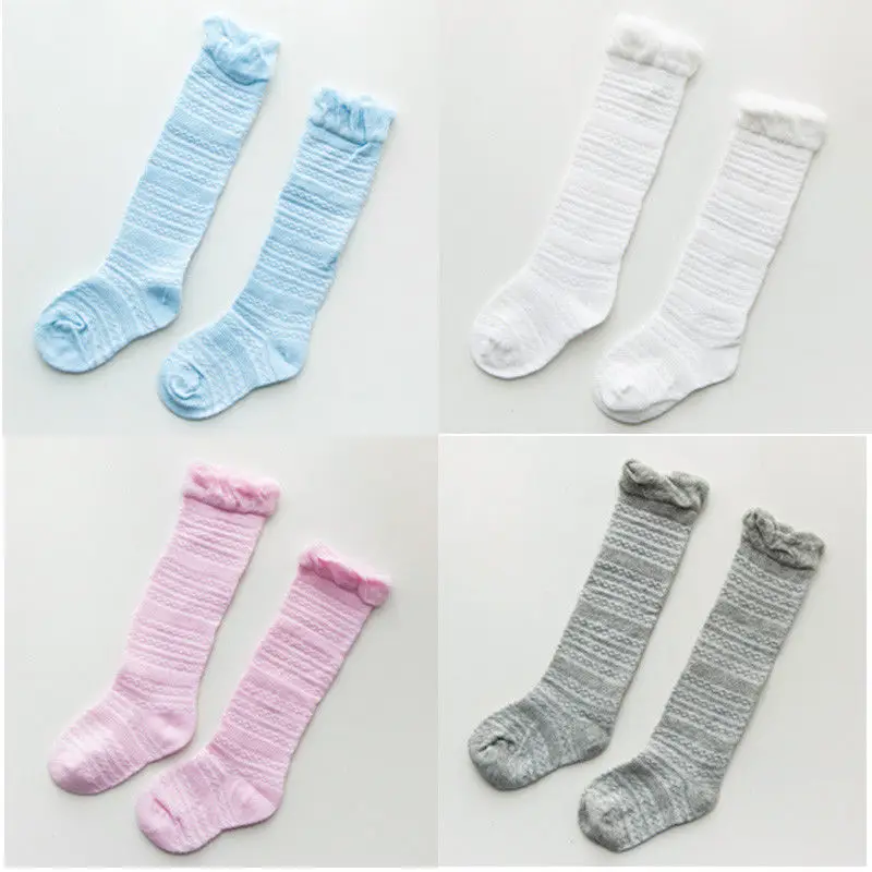 

2018 NEW Baby Girls Boys Frilly Lace Low Cut Ankle High Cotton Solid Color Socks Christening Wedding