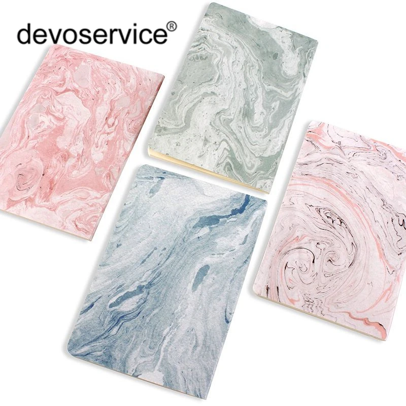 

1PC Marble Notebooks Kawaii Journal Diary Notebook Office Supplies School Creative Calendar Notebook Paper For Kids Stationery