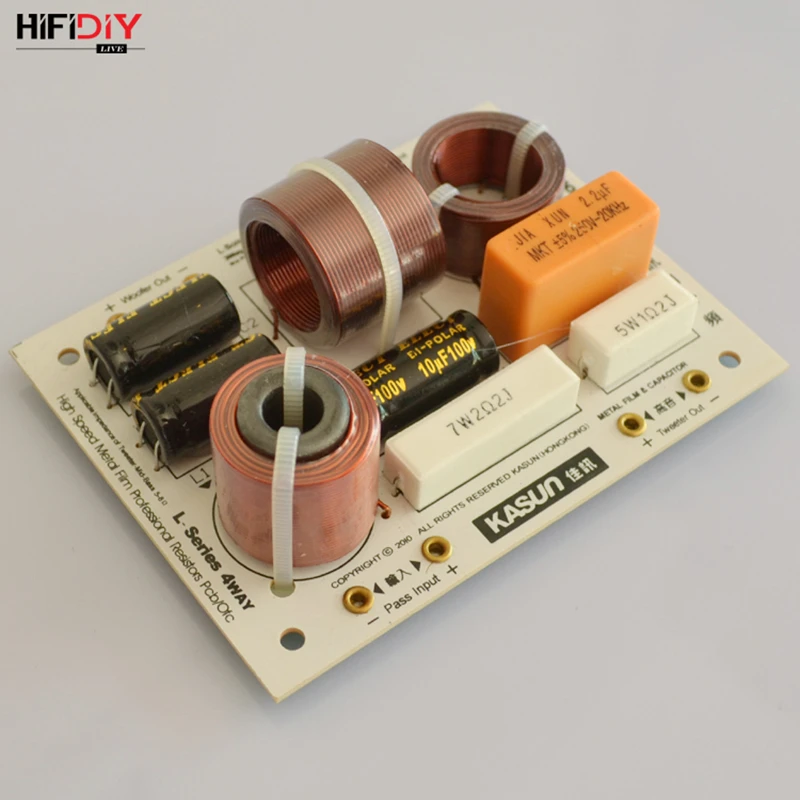 HIFIDIY LIVE L-480C 3Way 4 динамик(твитер+ mid+ 2* бас) HiFi динамик s аудио кроссовер с делителем частоты фильтры