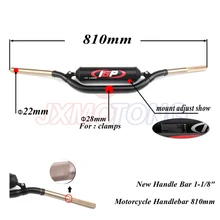 Новая рукоятка 810 мм 1-1/" питбайк Мотокросс Мотоцикл Руль для KTM CRF YZF RMZ DRZ WRF KXF KLX Мотоцикл Универсальный