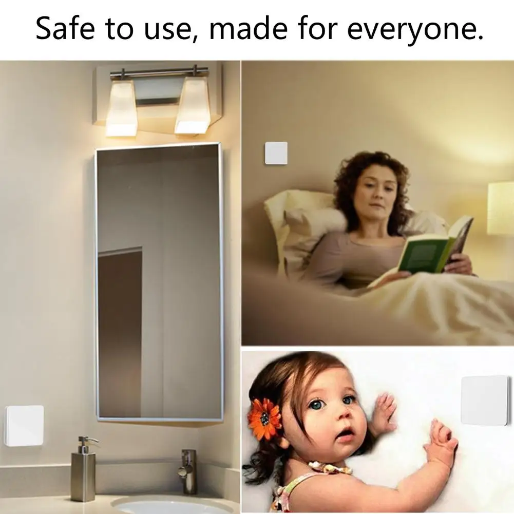 Цена Kinetic беспроводной переключатель света комплект, без батареи без проводки, быстрое создание или перемещение выключателей ВКЛ ВЫКЛ для ламп в...