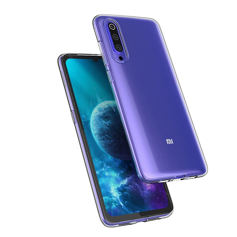 

Ultra-thin transparent Clear TPU Case For Xiaomi mi9 Crystal Back Cover Silicon soft case For mi9se shell
