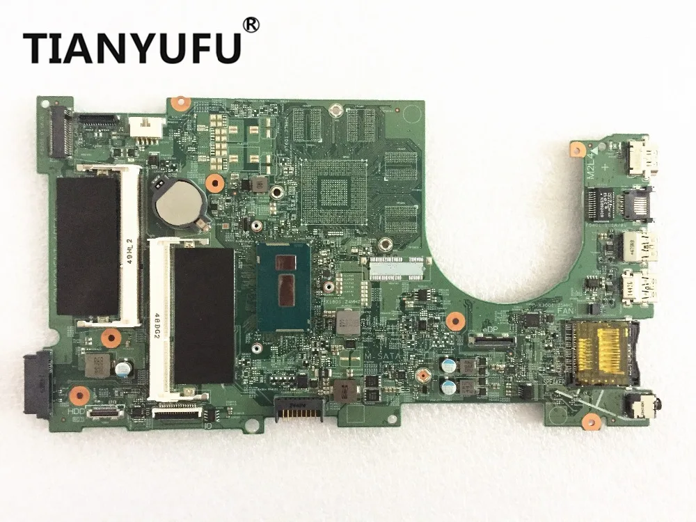 Для Dell Inspiron 17 7746 материнская плата для ноутбука Y3VW2 0Y3VW2 CN-0Y3VW2 W/i5 5200U CPU 14202-1 DDR3L