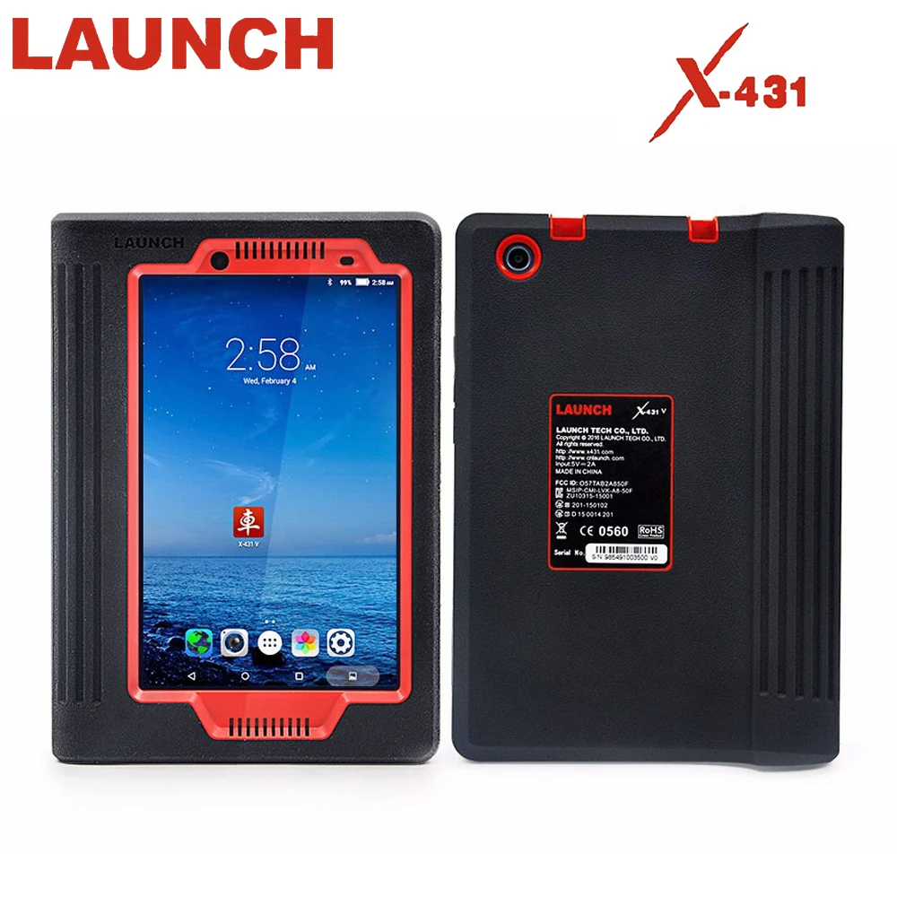 

Launch X431 V 8inch Tablet Wifi and Bluetooth Full System Diagnostic Tool Two Years Free Update Online Car Scanner X431 V OBD 2