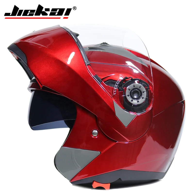 Новое поступление DOT Flip Up шлем мотоциклетный шлем гоночный мотокросс полный шлем двойной козырек система - Цвет: a6