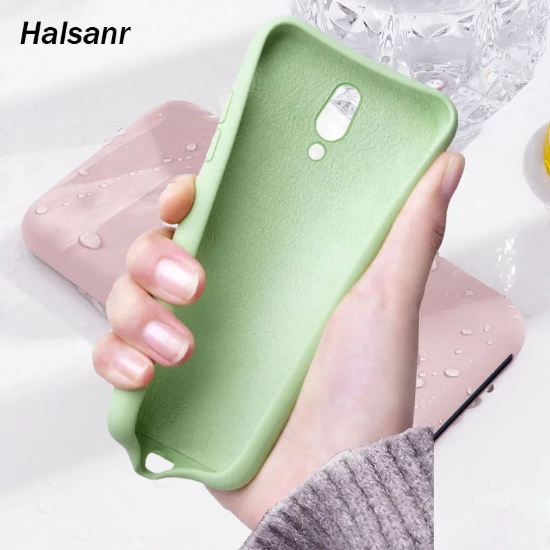 Liquid Case for Oppo Reno Soft Silicone Tpu Fundas reno 10x zoom f11 pro a1k realme X 3 K3 Back Cover |