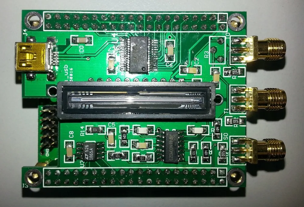 USB CCD линейного массива (TCD1304, 50 кадров/сек, 200us-20ms/10us-1ms опционально)