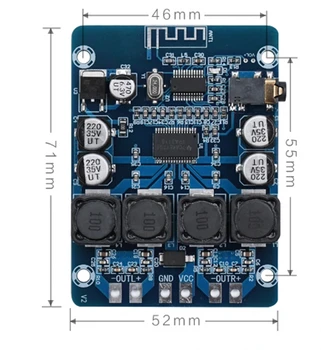 

TPA3118 45W+45W 12-28V DC Stereo audio Bluetooth Digital power Amplifier Board For amplificador amplifiers