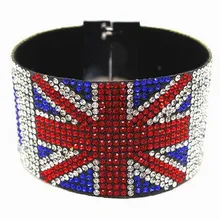 Ювелирные изделия браслет обёрточная бумага флаг Великобритании дизайн браслет на магнитной застежке браслет slake Турецкий флаг Дизайн