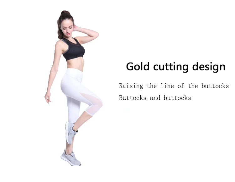 Reno Jesse  Women  Summer Gauze Running Leggings Hip Up Workout Skinny Pant High Waist Ladies Tight Pants Mother'S Day Hot Sell  (8)