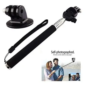 

Extendable Monopod Pole w/ Tripod Adapter Fr GoPro 1 2 3 3+ 4 Camera Accessories