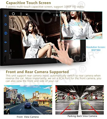 Clearance Car Stereo Radio Android 6.0 Double 2Din Head Unit Car GPS Player Support  Navigation Bluetooth WIFI 4G CAM-IN OBD2 FM RDS Radio 2