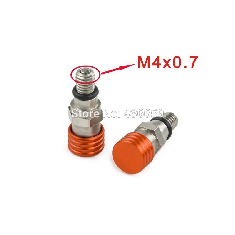 M4x0.7 Ventily pro ventily pro vidlicové ventily pro KTM EXC SX SXF XC XCW 250/350/400/450/500/525 530