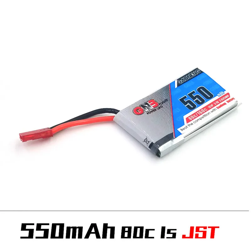 3 шт. литий полимерный аккумулятор Gaoneng 550 мАч 7 в 80C/160C разъем JST или XT30 для