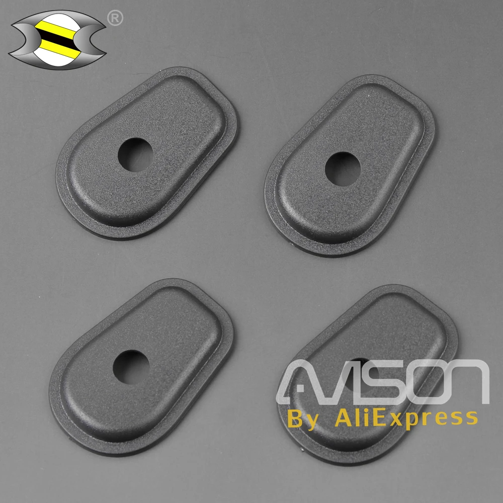 

Motorcycle Turn Signal Lamp Base Winker Mount Base 2-Pc Set for Kawasaki Z1000 ZX6R ZX6RR ZX7R ZR7S/R ZX750/S ZX9R ZX12R