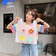 Горячая девушка Panya Fengxiaohua Одна сумка через плечо крутая и прозрачная хозяйственная сумка на весну и лето