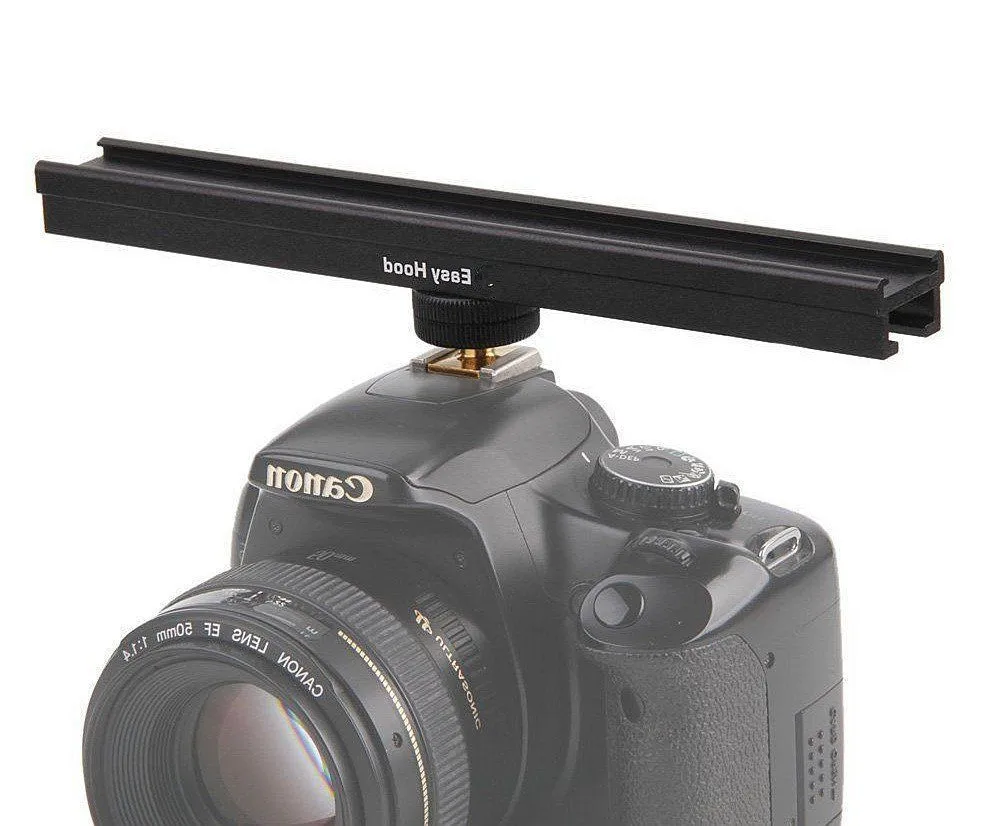 

8" Flash Bracket Hot /Cold Shoe Extension Rail For DSLR Camera