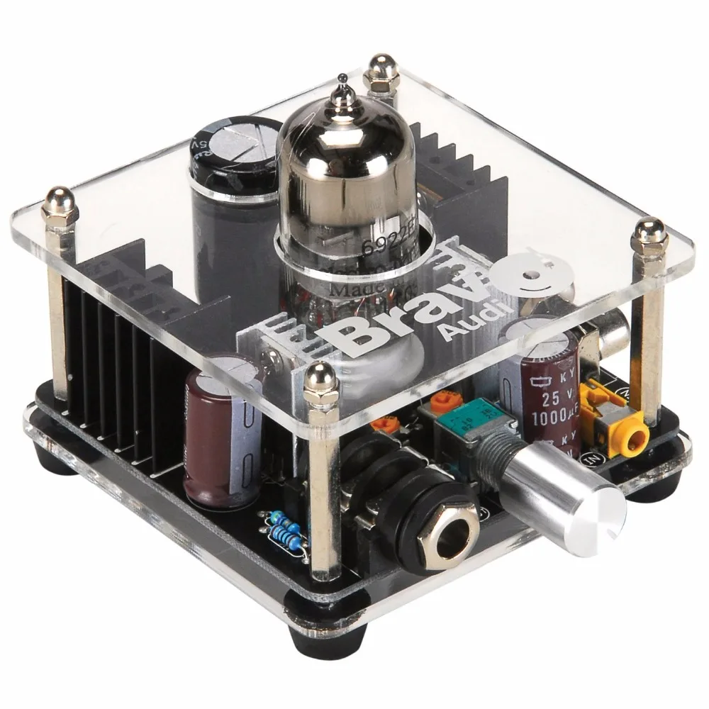 Bravo Audio V1 клапан класс A EH6922 ламповый усилитель для наушников|class a headphone amplifier|headphone