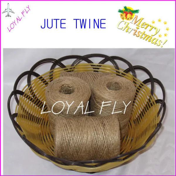 

15pcs/lot natural DIY jute twine/cords (1.5mm) 100m/spool jute rope used in home,garden