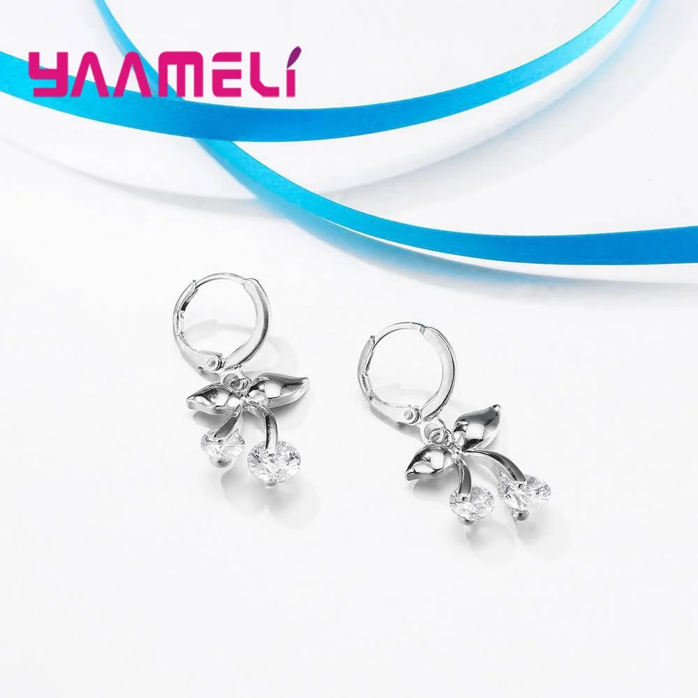 Женский ювелирный комплект из серебра 925 пробы с фианитом|jewelry sets|wholesale jewelry setwomen set