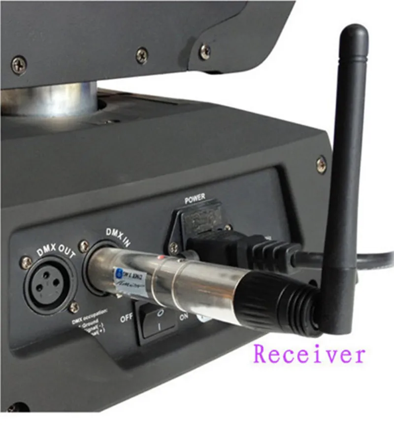 DMX512 Беспроводной приемник передатчик освещения контроллер 2,4 г ISM Связь расстояние 300 м для сцены PAR вечерние освещения DMX