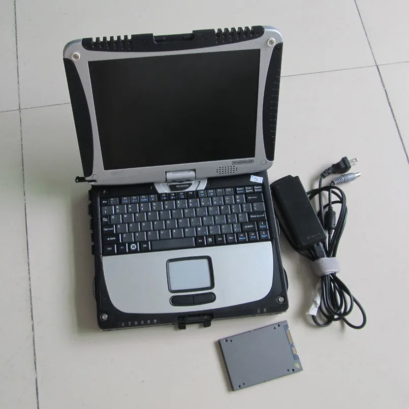MB SD Подключение Compact 5 V2019.7+ для ноутбука Panasonic CF19 4G ram Toughbook MB Star SD C5 интерфейс диагностики для автомобилей и грузовиков