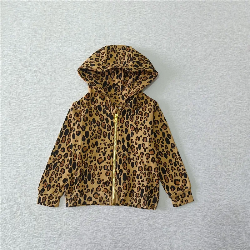 

BOBOZONE leopard cardigan for kids baby boys girls spring autumn coat
