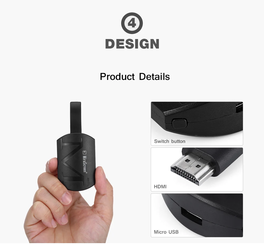 MiraScreen G4 tv Stick Dongle Anycast Cast HDMI WiFi Дисплей приемник Miracast Мини ПК Android tv