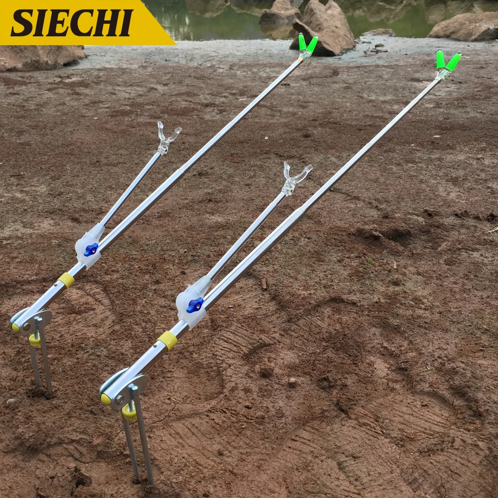 

Fishing Rod Bracket Metal Stretch Pole Bracket Holder 1.5M 1.7M 2.1M 2.4M Fishing Tackle Accessory Tool