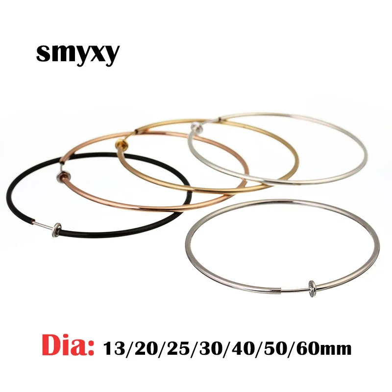 Women Rounded Big Earrings Spring Clip On Nose Ring Hoop Lip Ring Helix Ring Hoop Fake Ear Ring Accessories