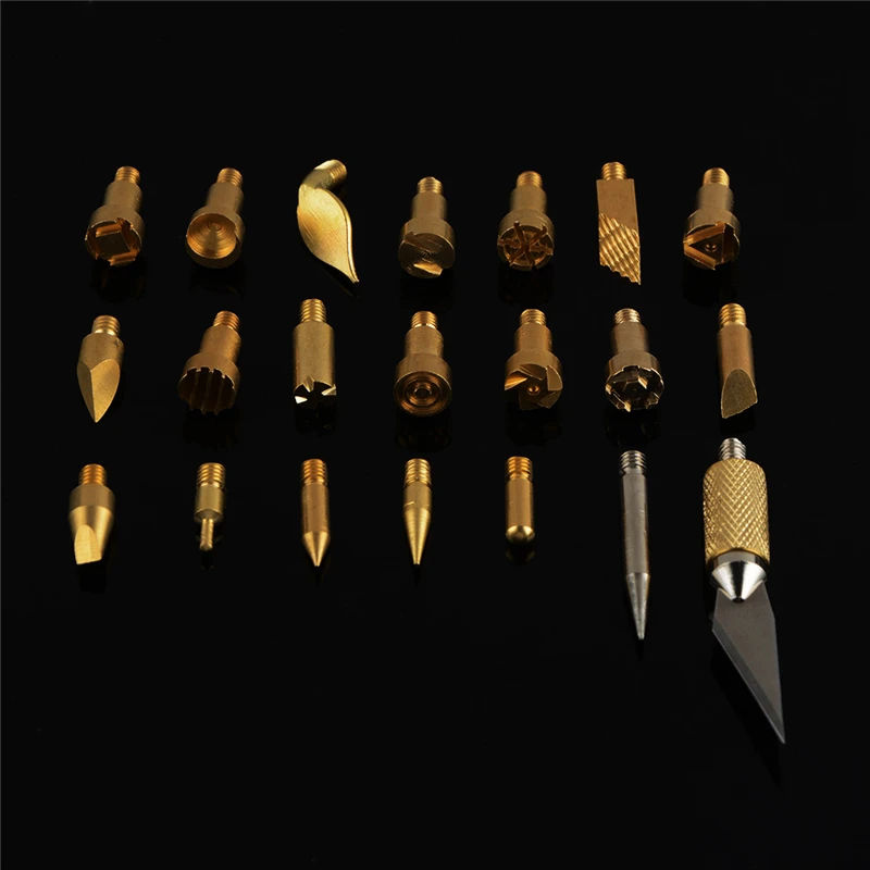 Aliexpress.com : Buy Tool 22pcs New Wood Burning Pen Tips 