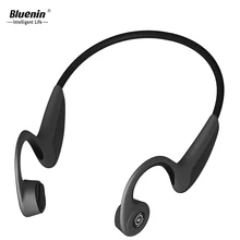 Bluenin Bluetooth 5,0 наушники костной проводимости Беспроводной спорт уха телефон с микрофоном стерео Bluetooth гарнитура для бега для вождения