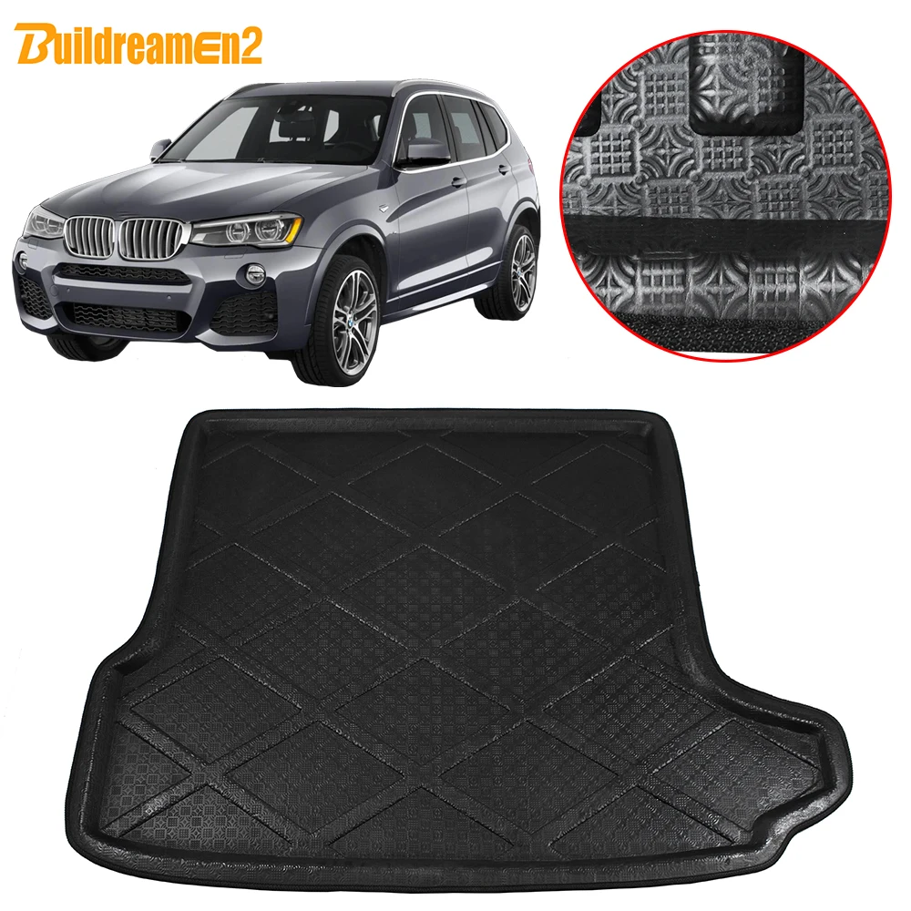 Buildreamen2 для BMW X3 E83 2004-2010 автомобильный коврик багажника подкладка напольный лоток