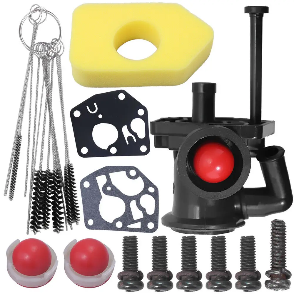 

Nylon pipe brush Carburetor kit Accessories Parts Engine Set Kit For Briggs & Stratton 795469 795477 Air filter