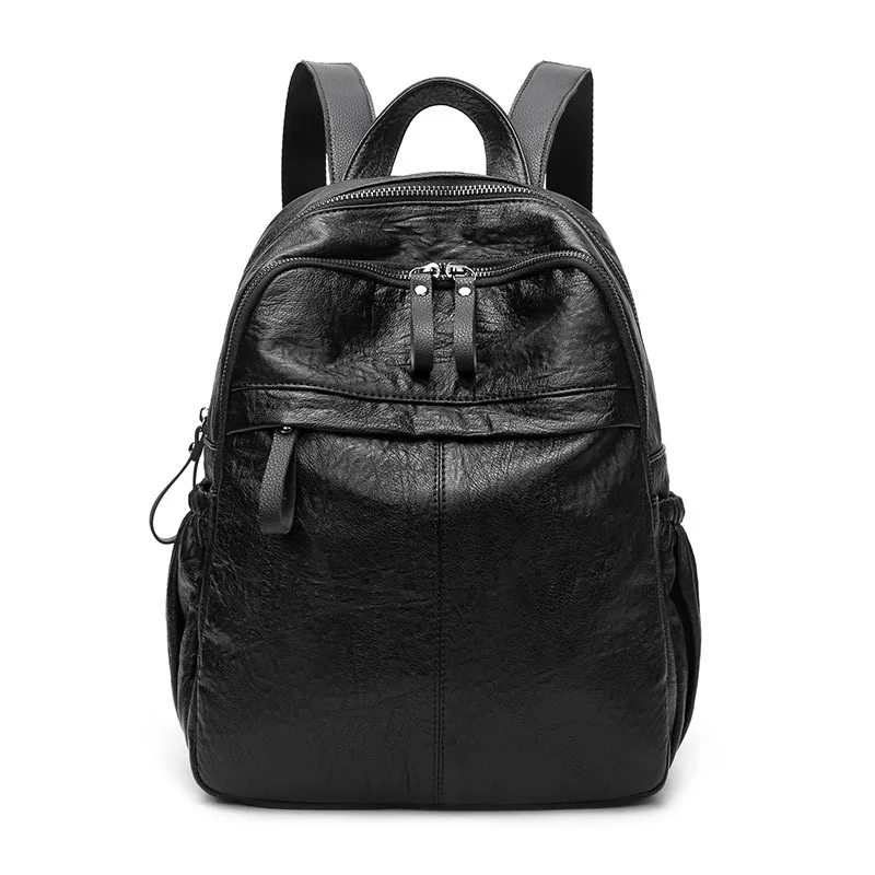 

2018 Spring Fashion Hot Real Genuine Leather Women's Backpacks Ladies' Daily Cowhide Backpack Female Girl's School Book Bag C422