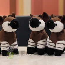 Okapia johnstoni Okapi Статуэтка okai плюшевая игрушка африканская Степ животное 16 см