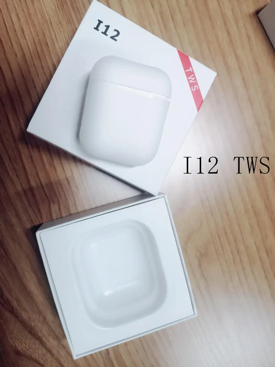 

2019 i12 TWS 1:1 Bluetooth 5.0 Wireless Heavy bass earbud For All smart phone pk i10 i11 i13 tws