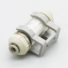 1 шт. вакуумный воздушный всасывающий фильтр, азот 6 мм подходит трубка OD один сенсорный фитинг