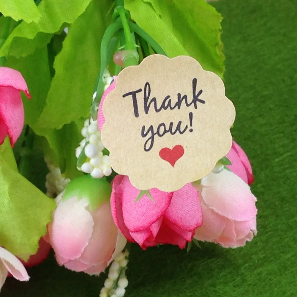 Самоклеящиеся Стикеры из крафт бумаги 120 шт.|tag thank you|stickers forstickers for you |