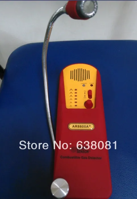 AR8800A Combustible Gas Leak Detector Methane Propane Explosive 6 LED Alarm |