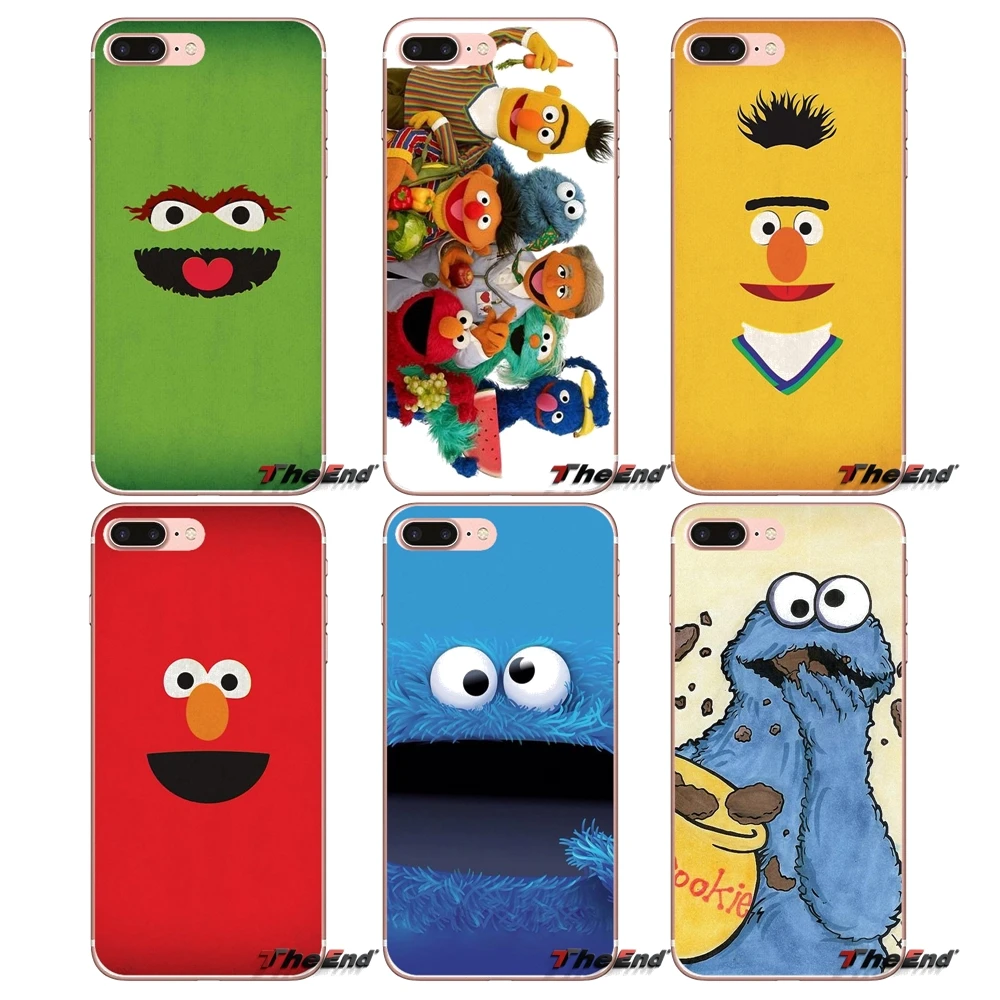 

For Xiaomi Redmi 4 3 3S Pro Mi3 Mi4 Mi4i Mi4C Mi5 Mi5S Mi Max Note 2 3 4 Sesame Street Frog monkey Character Case