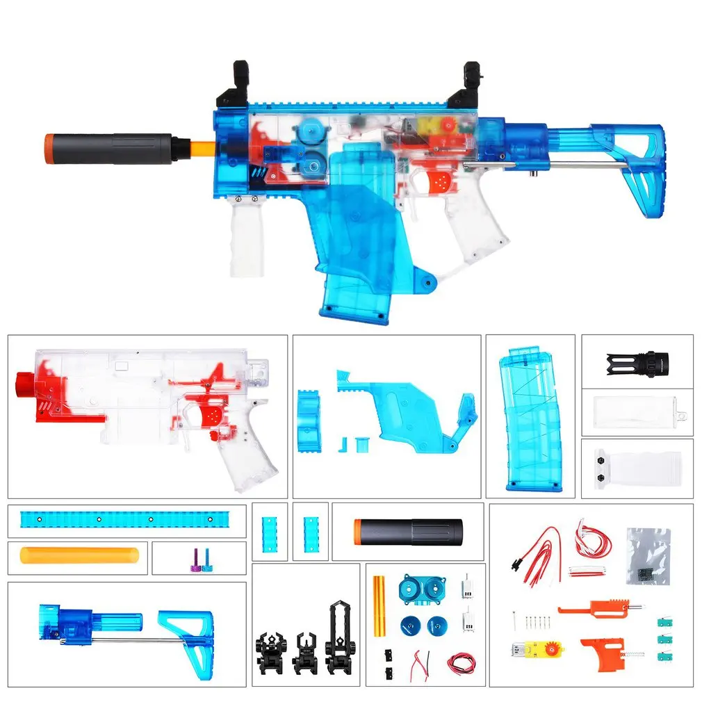 

WORKER Mod Wordfish Full-automatic D-I Style Blaster Parts Toy Modified set YYS-001-006 toy Gun Accessories Gift for boys kids