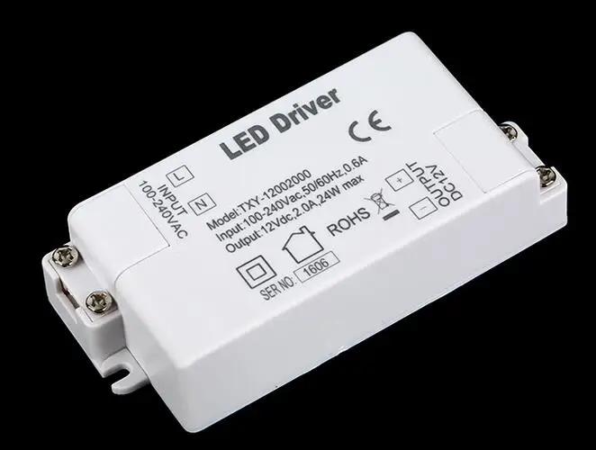 

1000PCS/ lot! 12V 24w 110-220V Lighting Transformers high quality safe Driver for LED strip 3528 5050 power supply