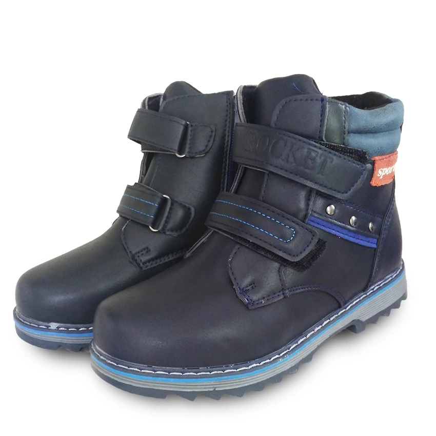 Bottes de neige rembourrées en cuir | 1 paire de cuir, bottes d'hiver en coton, baskets pour enfants à 30 degrés, chaussures de sport pour enfants/garçons, haute qualité