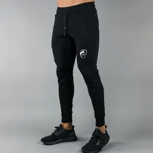 Новые мужские хлопок пот Штаны осень-зима тренажерные залы Фитнес Бодибилдинг Брюки Человек Повседневное бренд брюки джоггеры Сельма карандаш Штаны