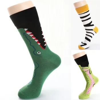

2019Fashion Mans Cotton Color Block Socks Warm Colorful Diamond Casual Dress Socks 3.1