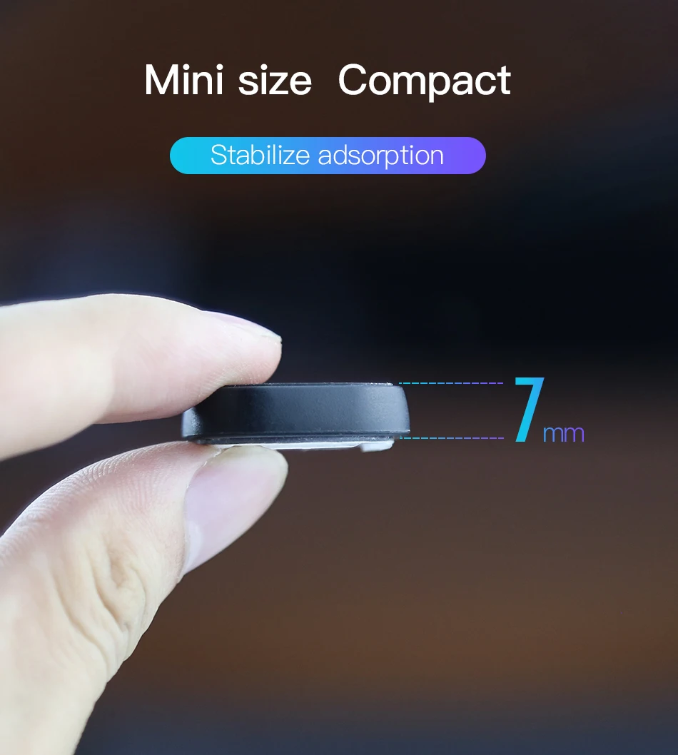 Ihuigol Мини магнитный держатель для телефона мобильный телефон в автомобиле универсальная Настенная Наклейка Многофункциональная подставка для iPhone 8 X Xiaomi кронштейн